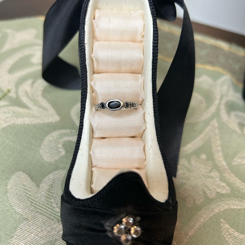 Silpada Little Black Dress Ring